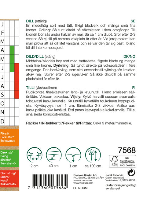 Dild 'Sari' økologisk
